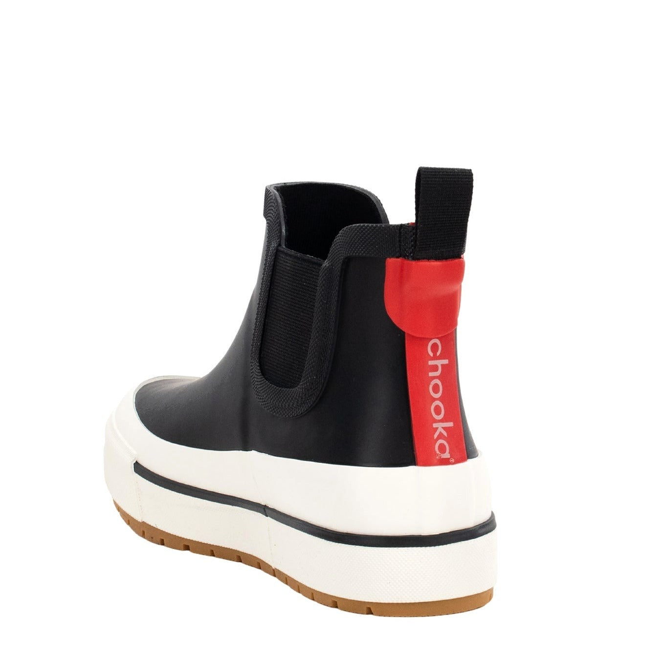 Marina Chelsea Ankle Rain Boot - Black