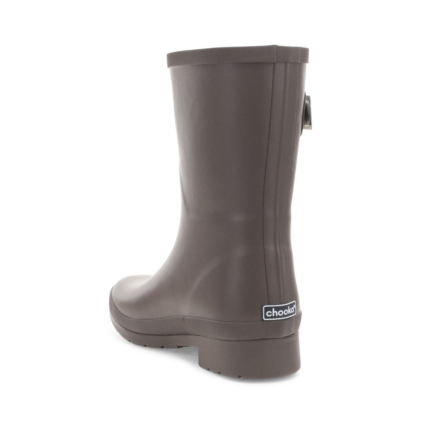 Delridge Faux Fur Mid Rain Boot - Brown