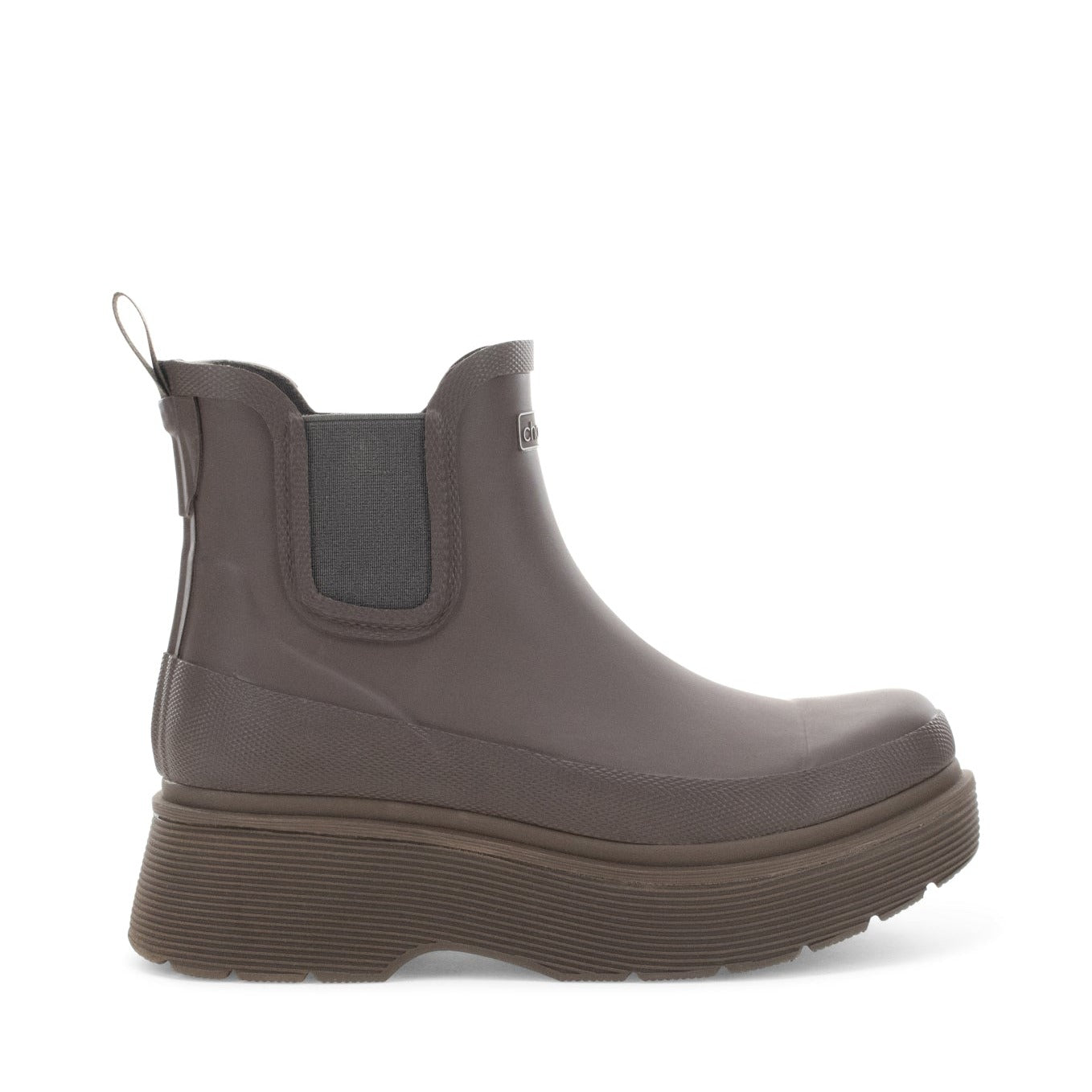 Upland Platform Chelsea Rain Boot - Brown