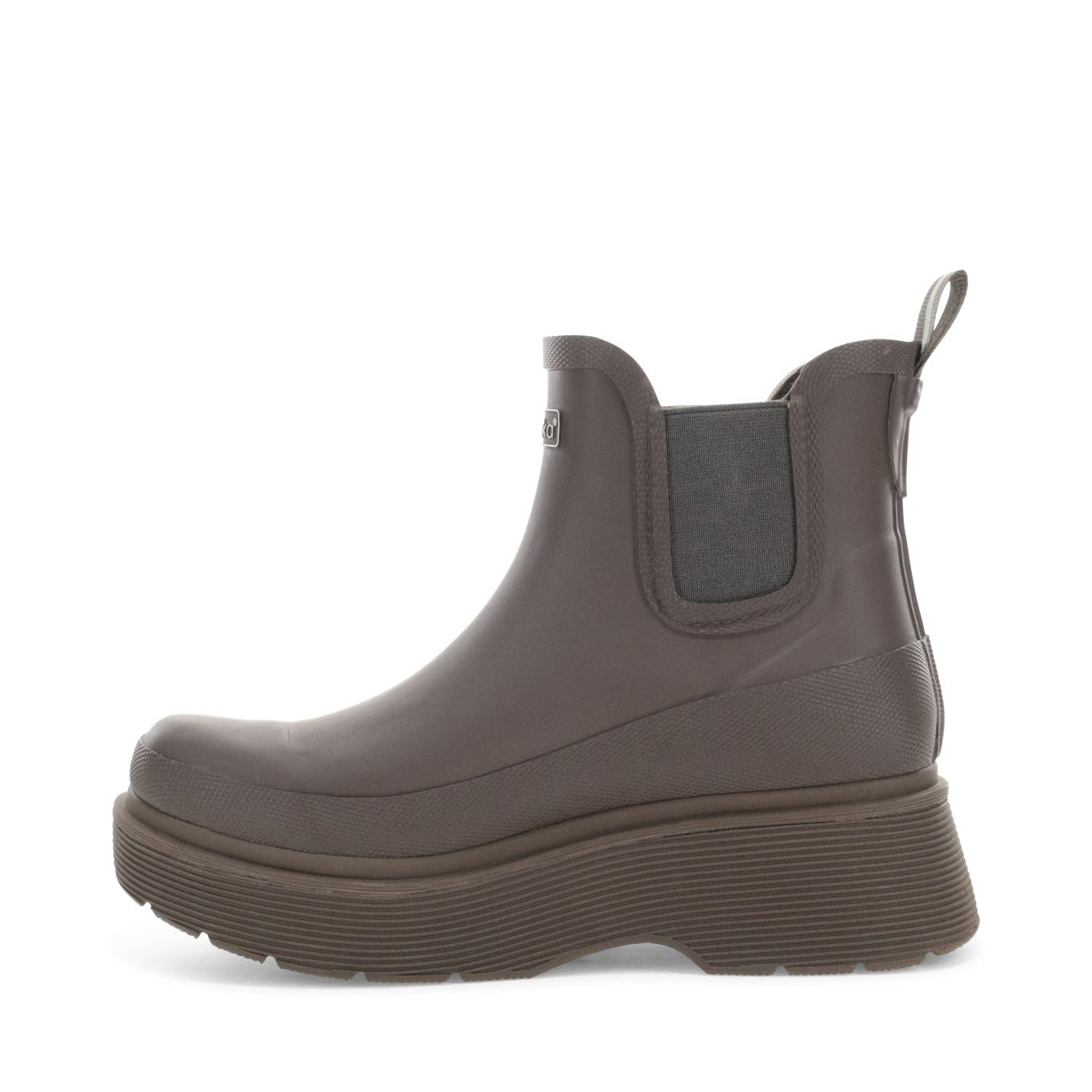 Upland Platform Chelsea Rain Boot - Brown