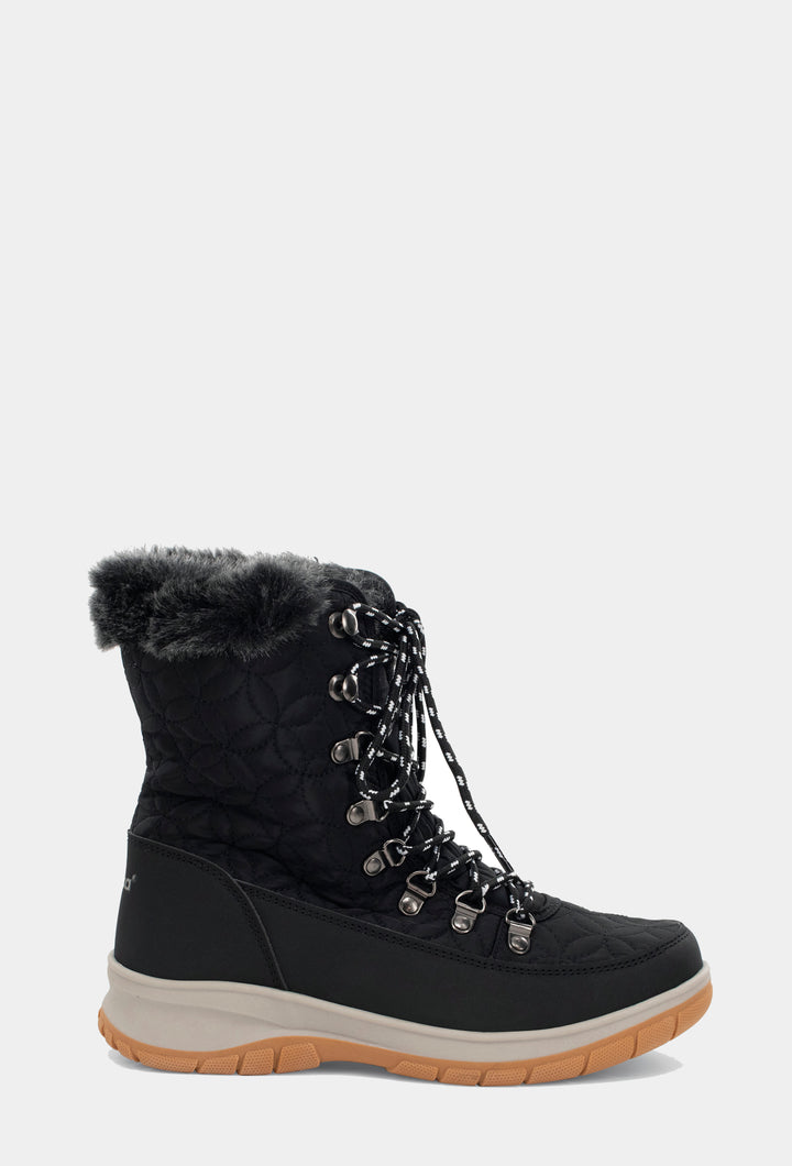 Belltown Mid Faux Fur Cold Weather Boot - Black