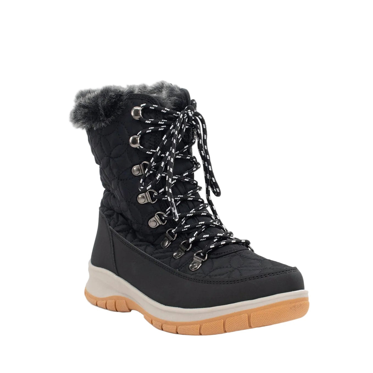Belltown Mid Faux Fur Cold Weather Boot - Black