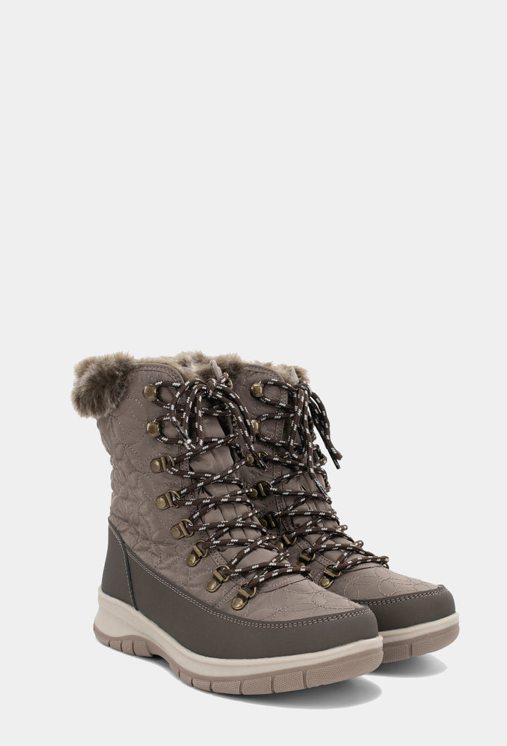 Belltown Mid Faux Fur Cold Weather Boot - Taupe