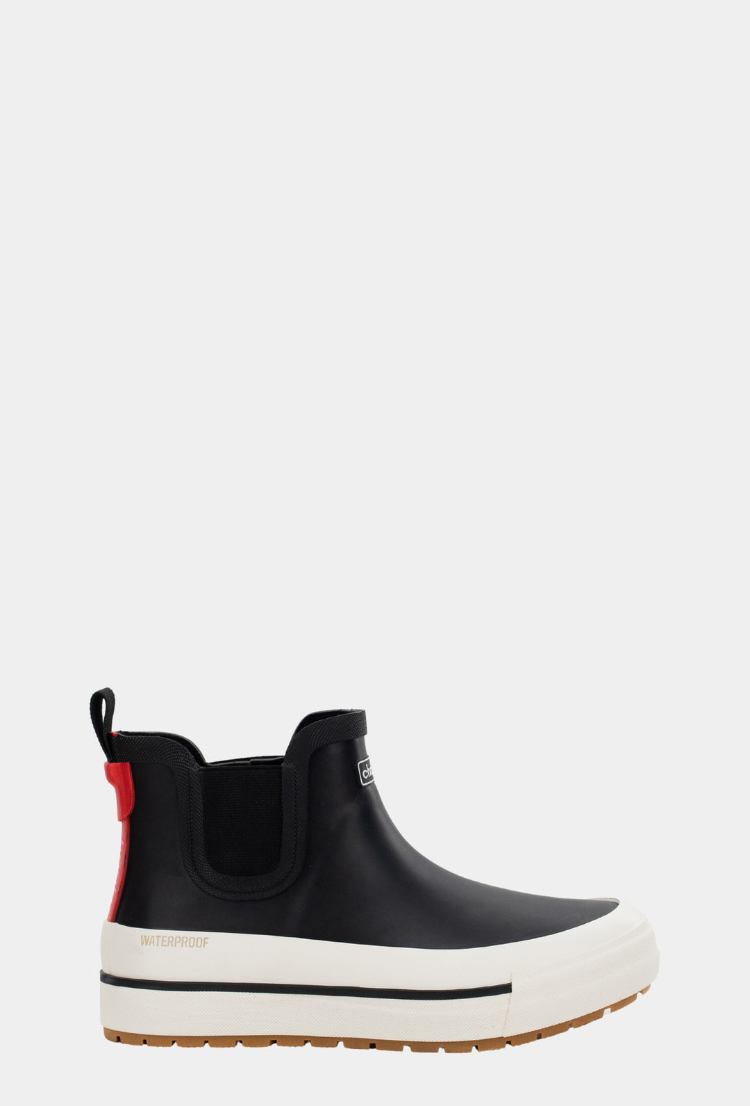 MARINA CHELSEA ANKLE RAIN BOOT - BLACK