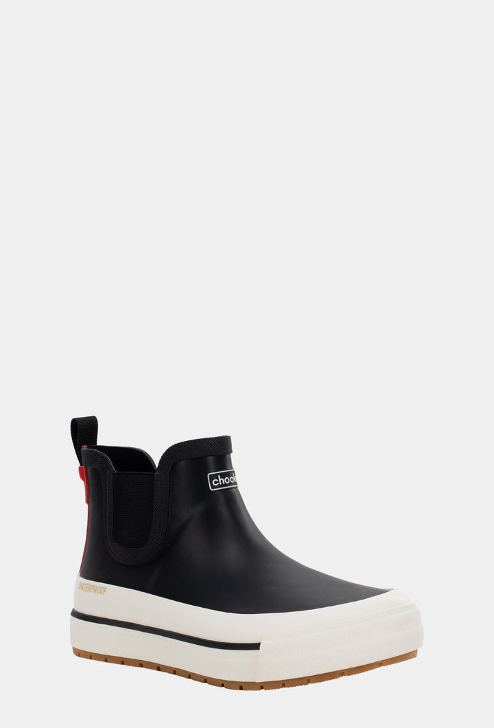 MARINA CHELSEA ANKLE RAIN BOOT - BLACK