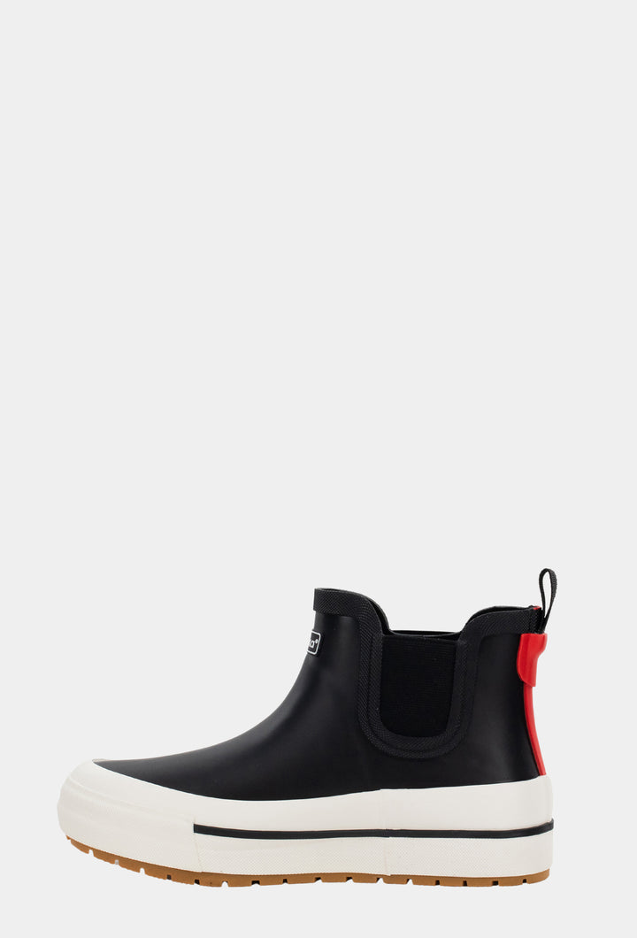MARINA CHELSEA ANKLE RAIN BOOT - BLACK