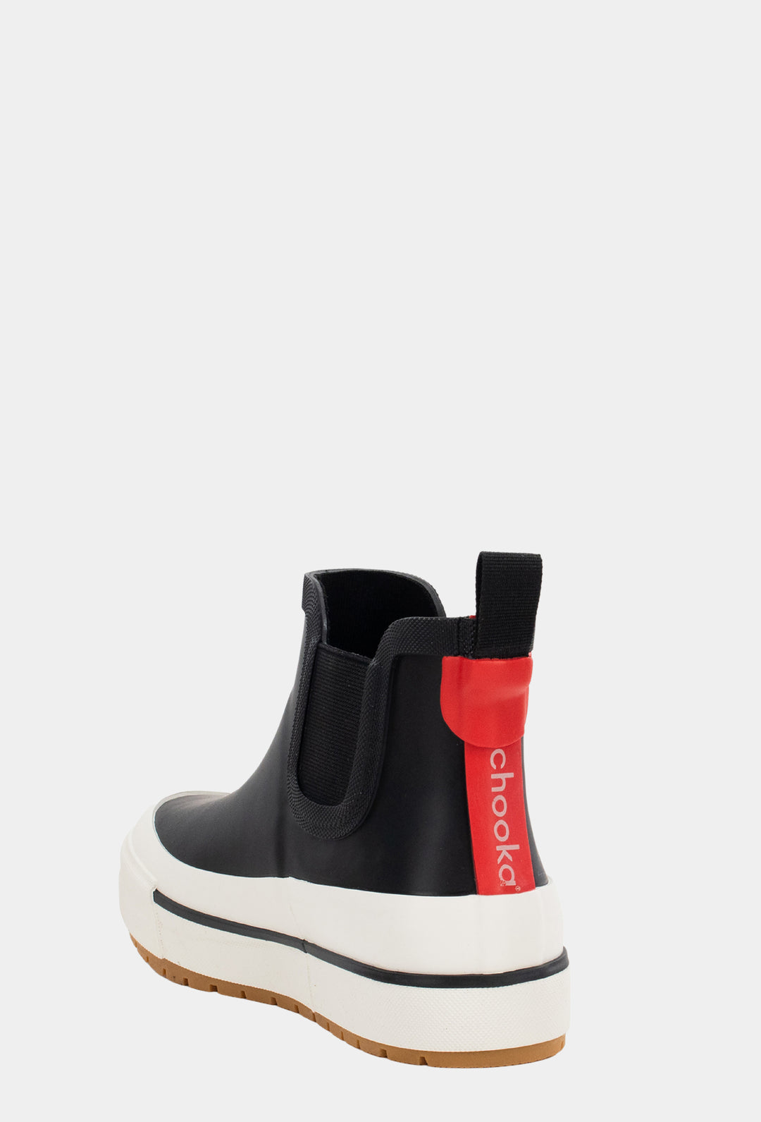MARINA CHELSEA ANKLE RAIN BOOT - BLACK