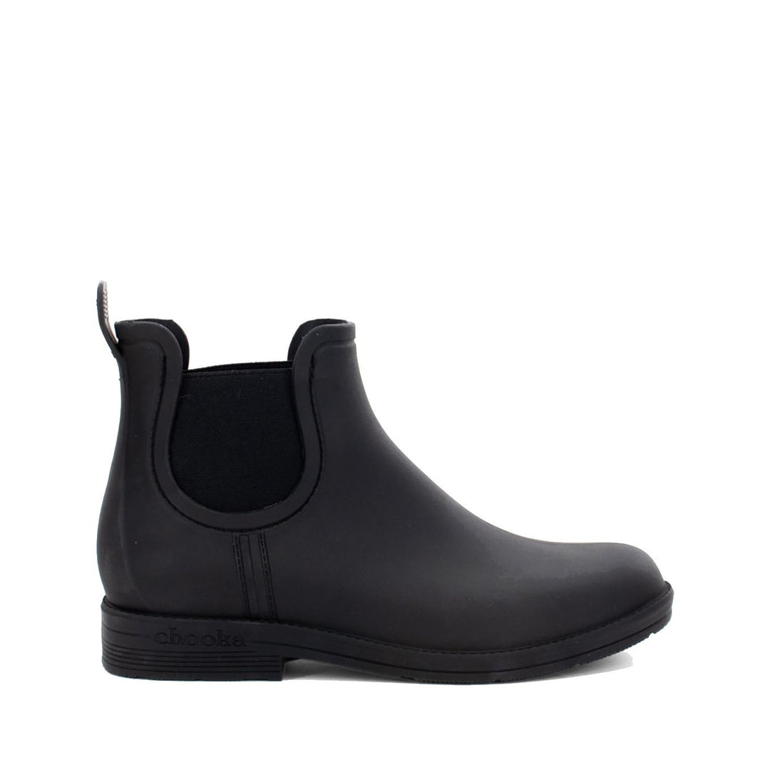 Modern Chelsea Rain Boot - Black
