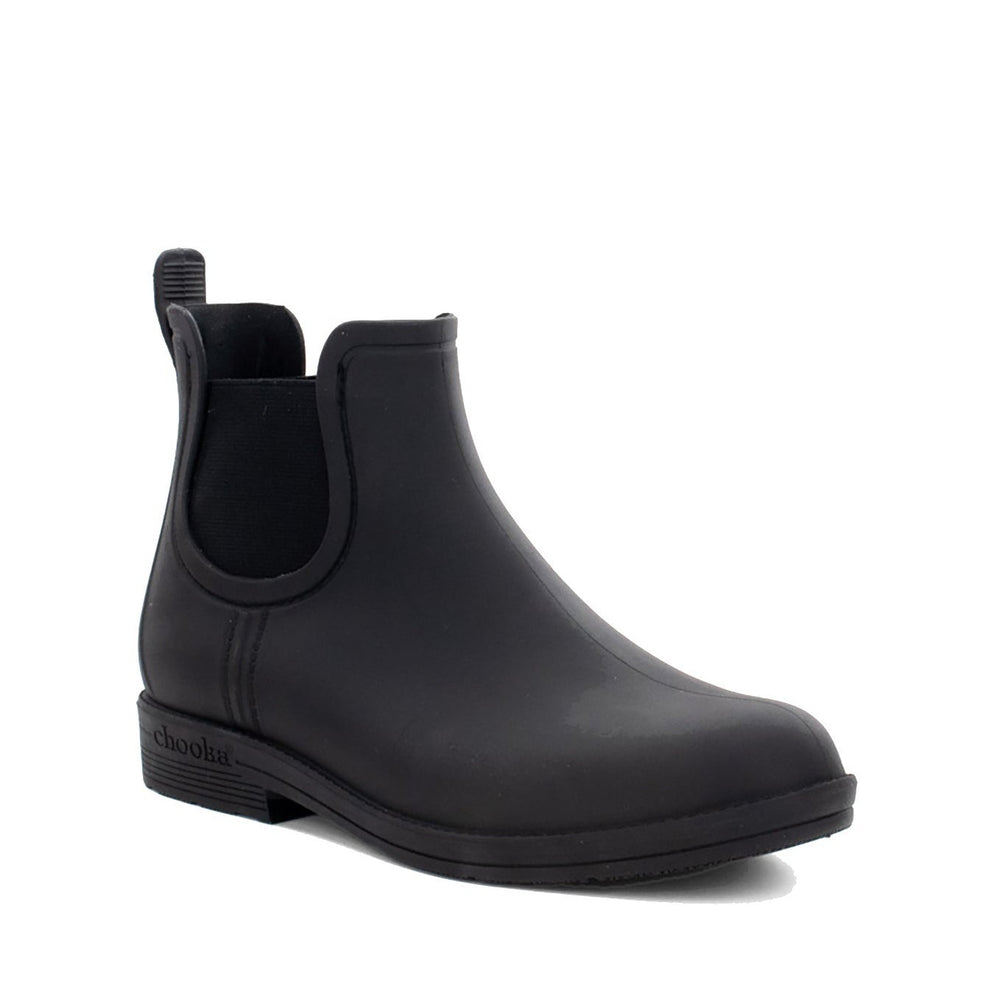 Modern Chelsea Rain Boot - Black