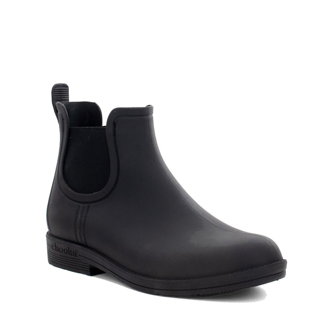 Modern Chelsea Rain Boot - Black