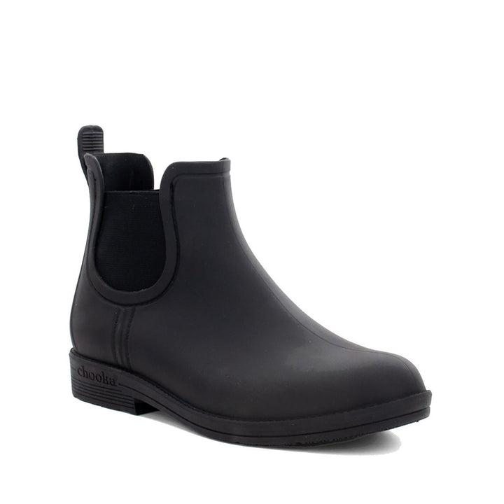 Modern Chelsea Rain Boot - Black