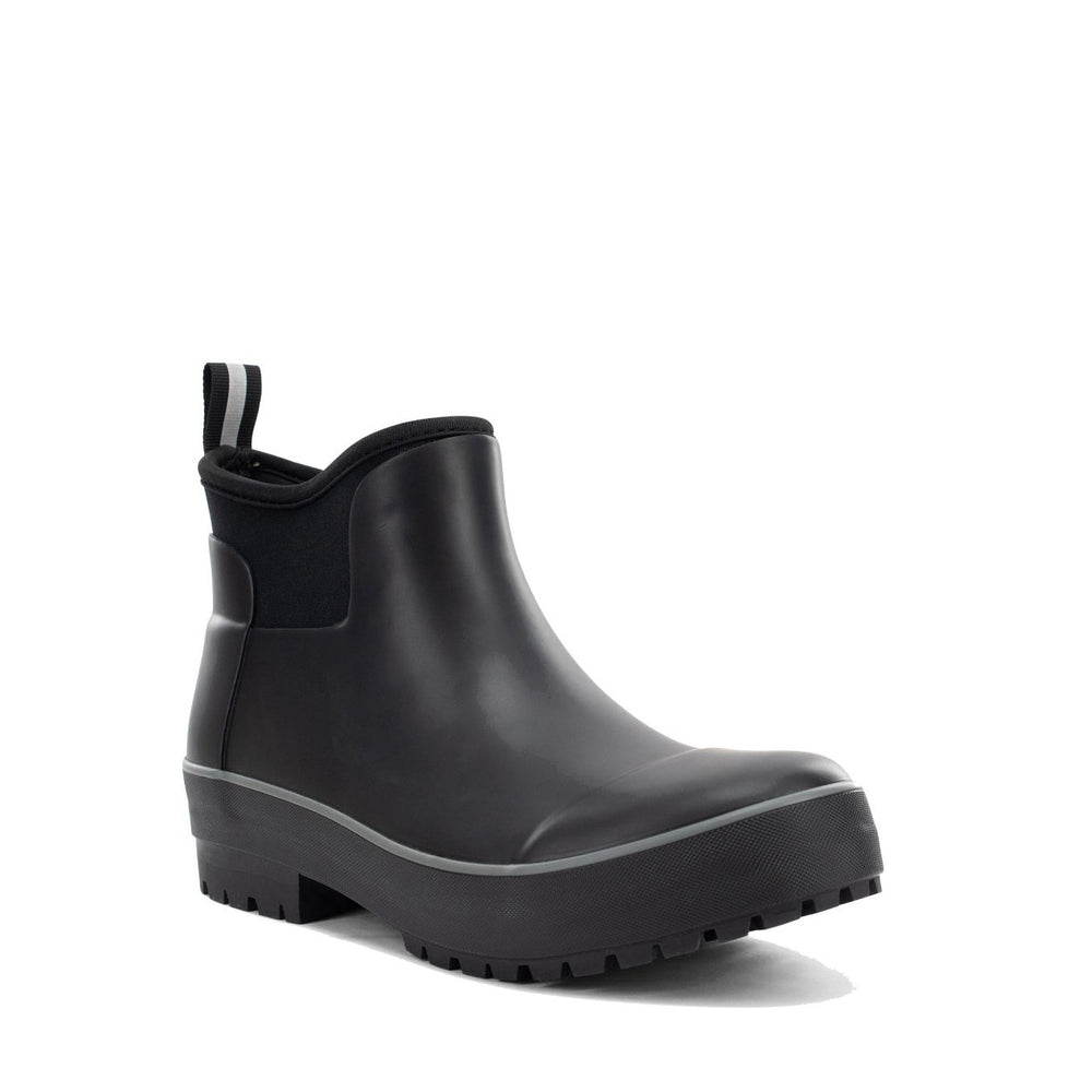 Everyday Neoprene Ankle Rain Boot - Black