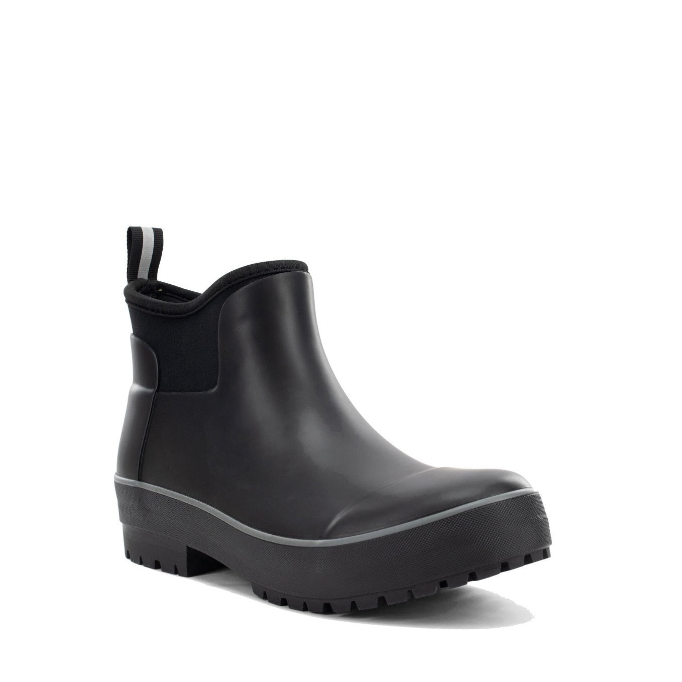 Everyday Neoprene Ankle Rain Boot - Black