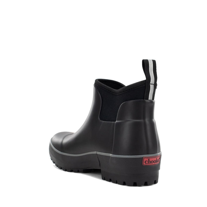Everyday Neoprene Ankle Rain Boot - Black