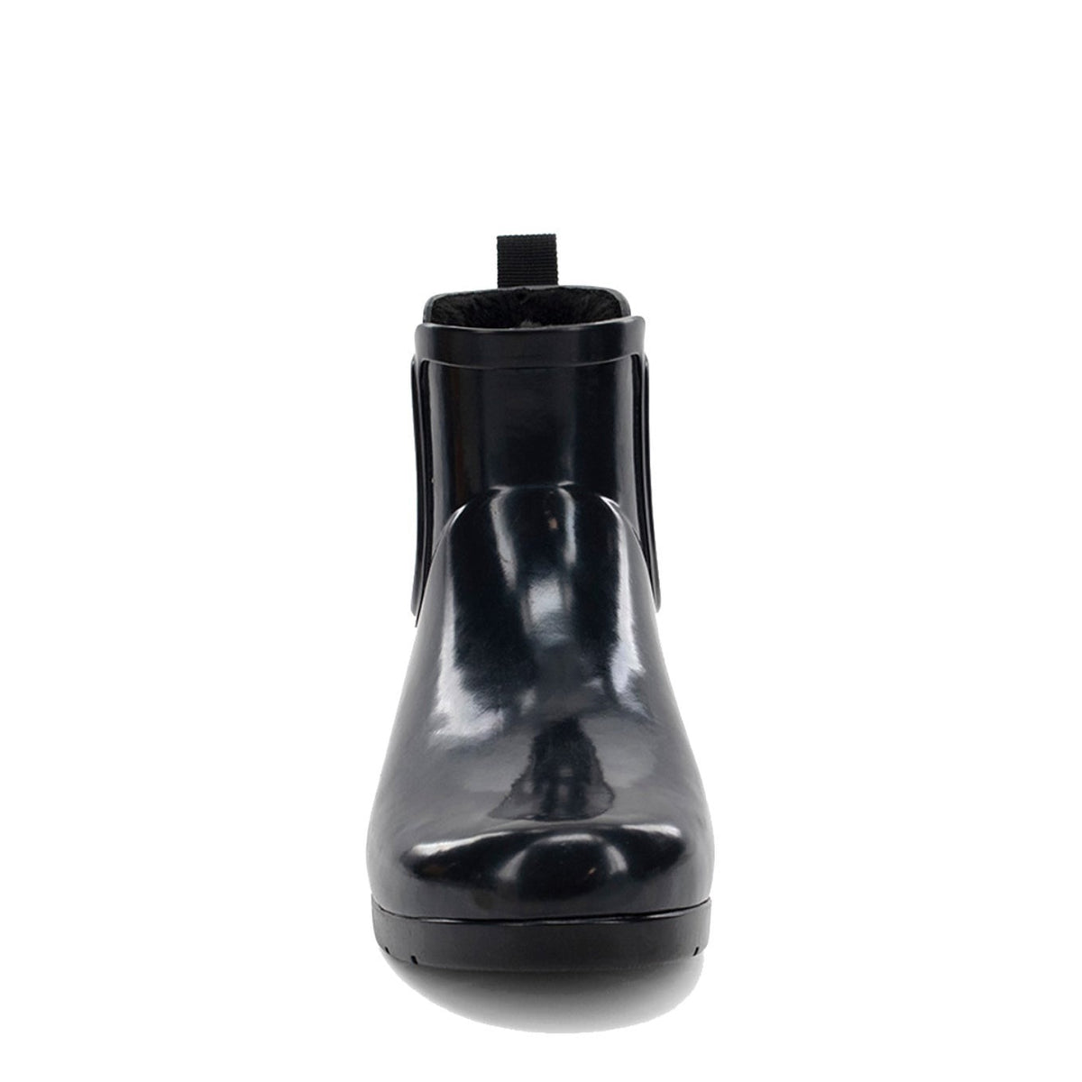 Delridge Faux Fur Chelsea Rain Boot - Black