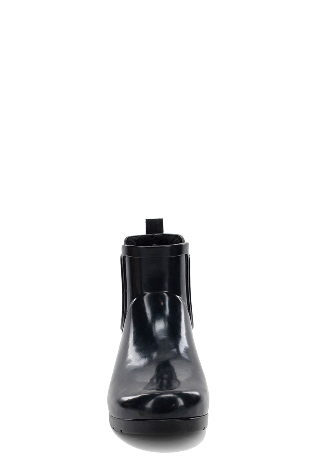 Delridge Faux Fur Chelsea Rain Boot - Black