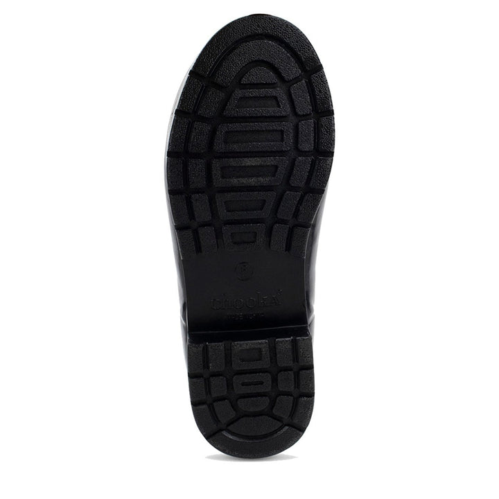 Delridge Faux Fur Chelsea Rain Boot - Black