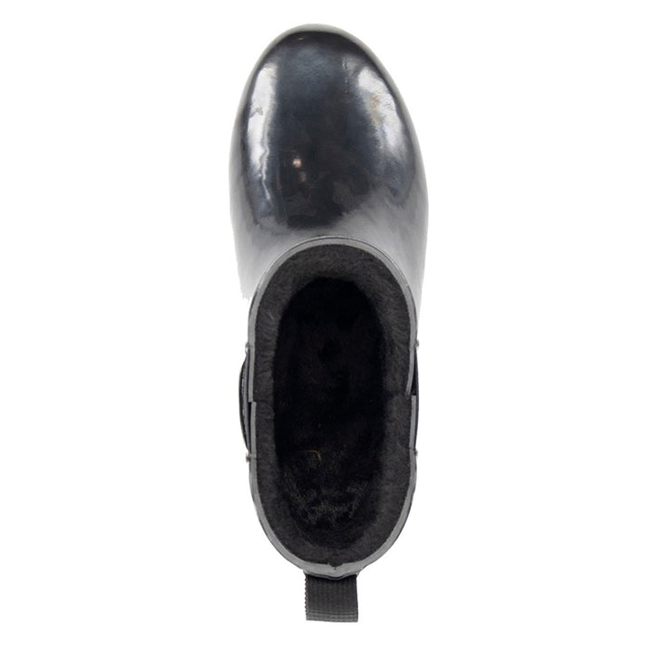 Delridge Faux Fur Chelsea Rain Boot - Black