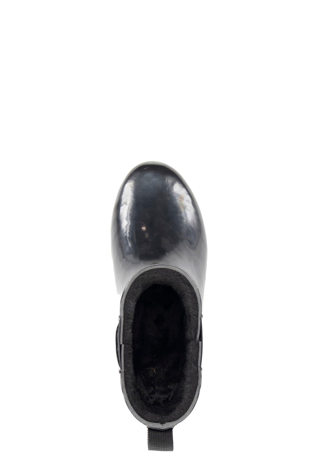 Delridge Faux Fur Chelsea Rain Boot - Black