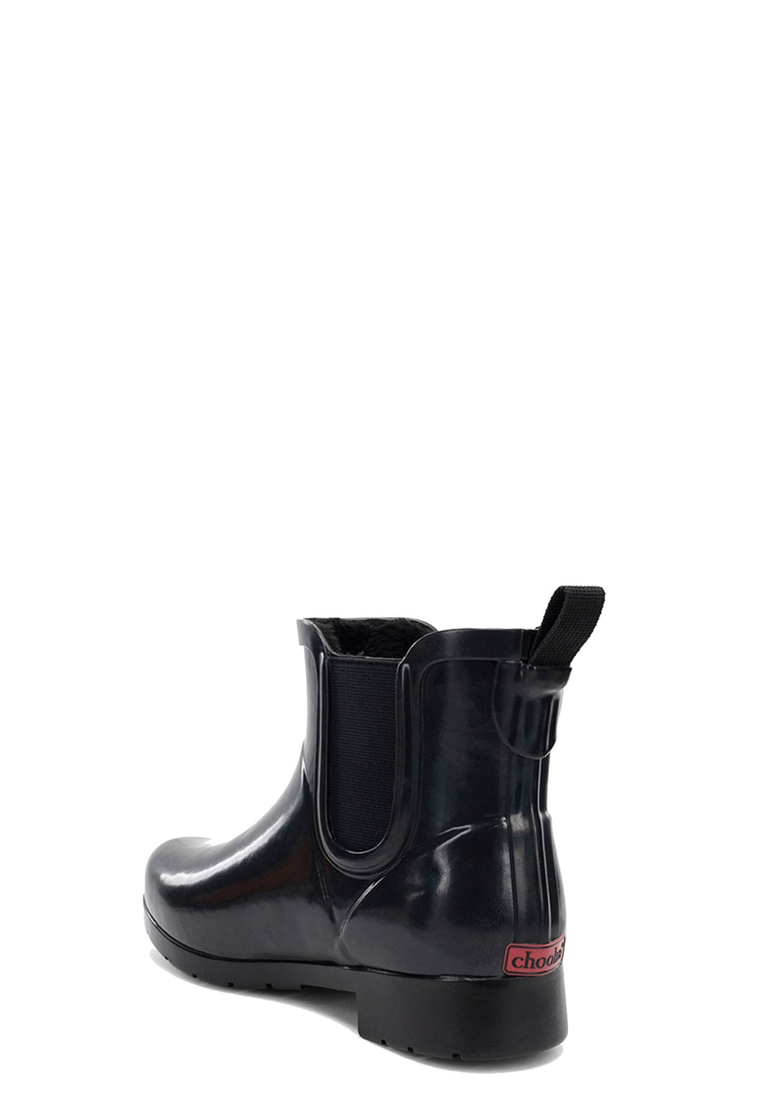 Delridge Faux Fur Chelsea Rain Boot - Black