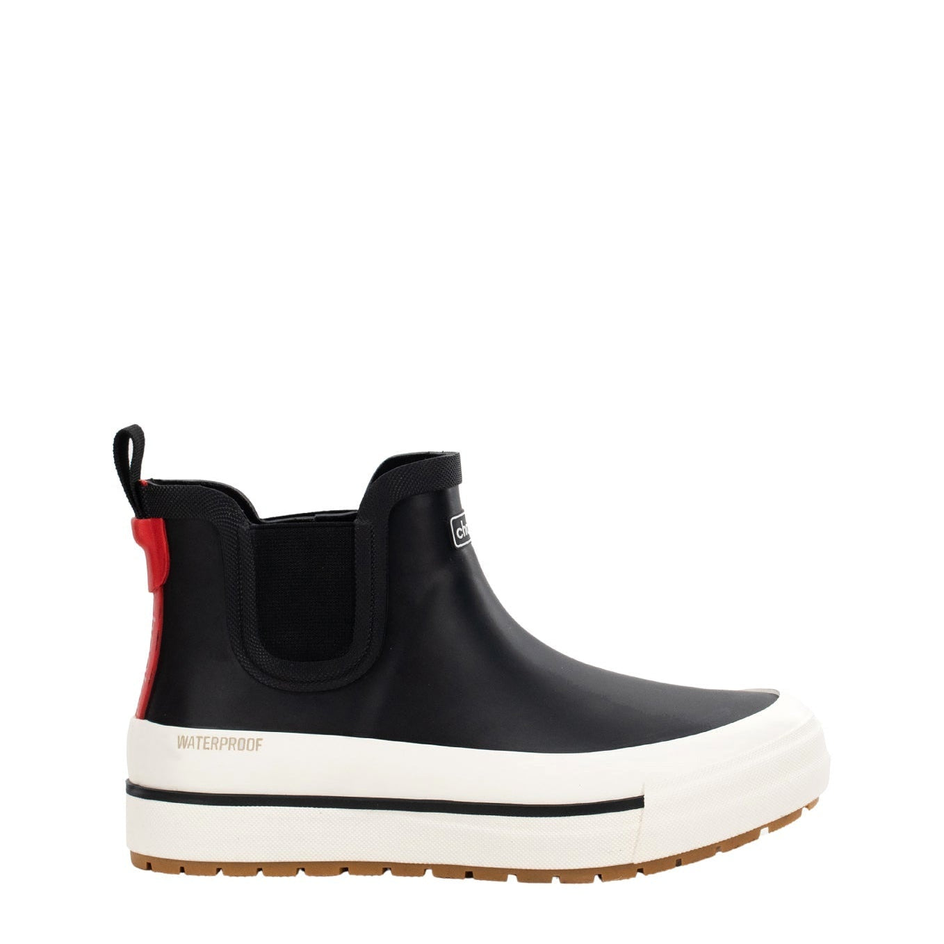 Marina Chelsea Ankle Rain Boot - Black