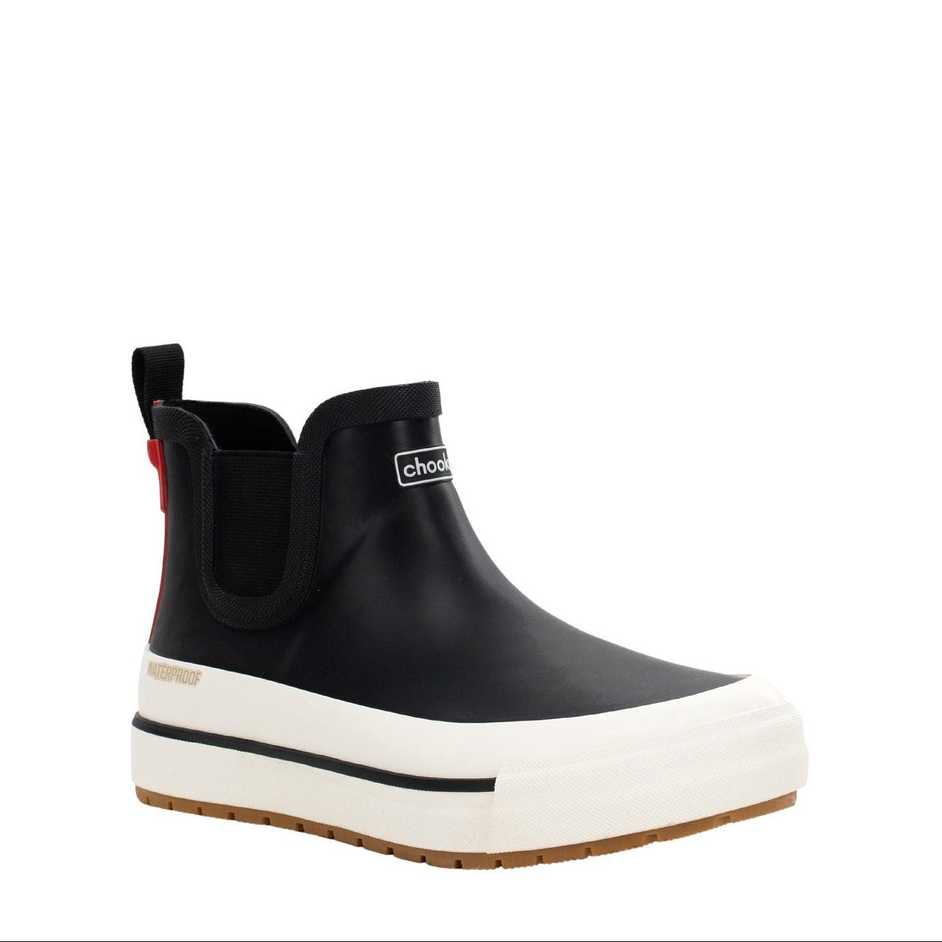 Marina Chelsea Ankle Rain Boot - Black
