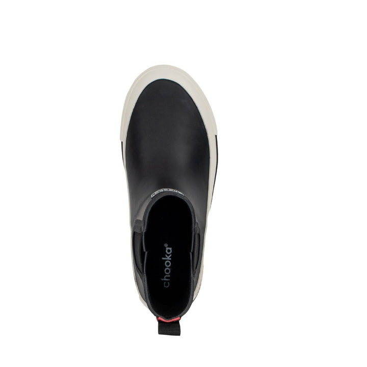 Marina Chelsea Ankle Rain Boot - Black