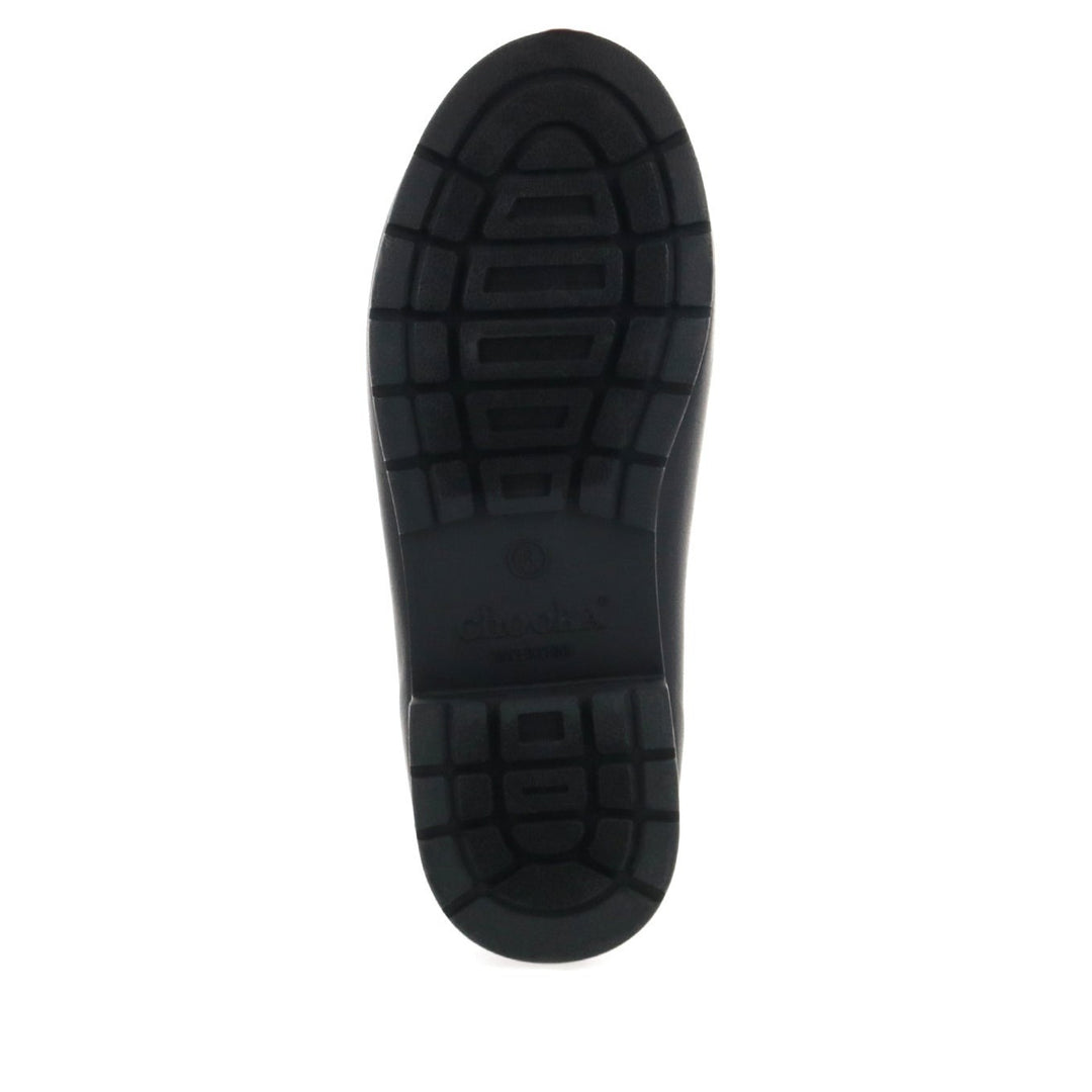 Delridge Faux Fur Chelsea Rain Boot - Black