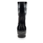 Gloss Drybrush Mid Rain Boot - Black