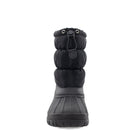 Nylon Puffer Mid Cold Weather Boot - Black