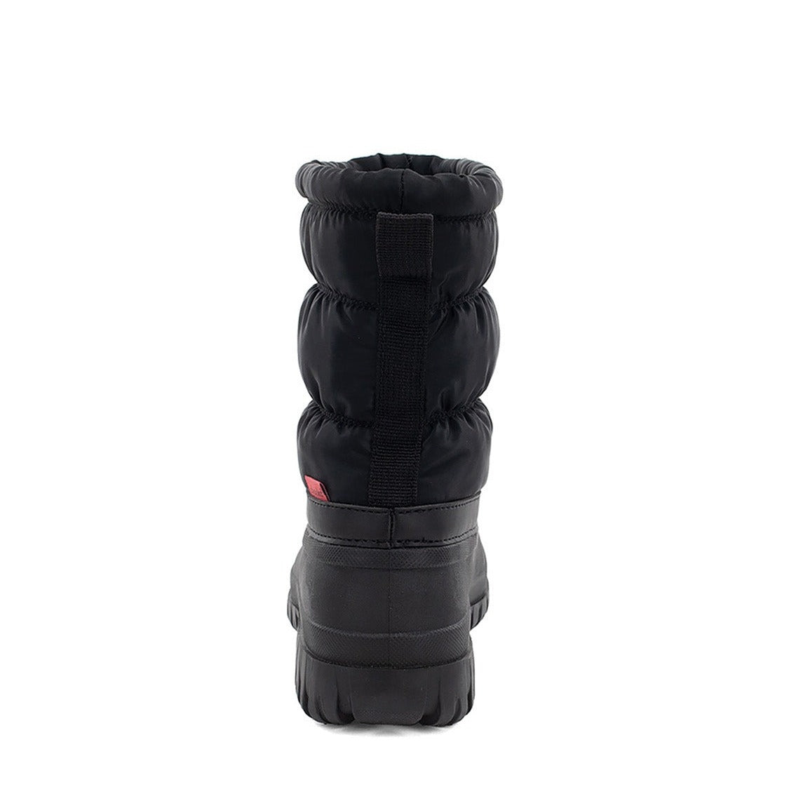 Nylon Puffer Mid Cold Weather Boot - Black