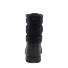 Nylon Puffer Mid Cold Weather Boot - Black