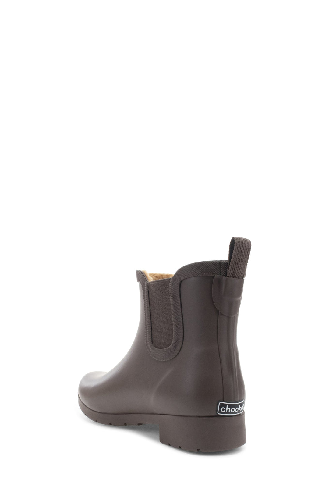Delridge Faux Fur Chelsea Rain Boot - Brown