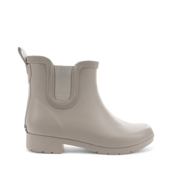 Delridge Faux Fur Chelsea Rain Boot - Taupe