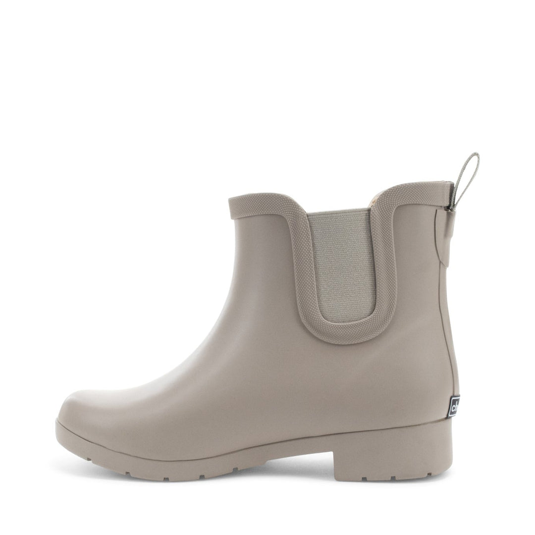 Delridge Faux Fur Chelsea Rain Boot - Taupe