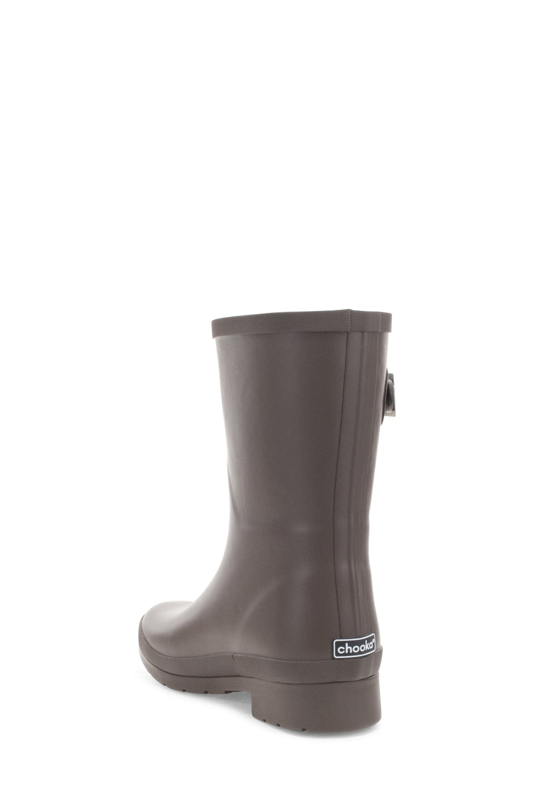 Delridge Faux Fur Mid Rain Boot - Brown