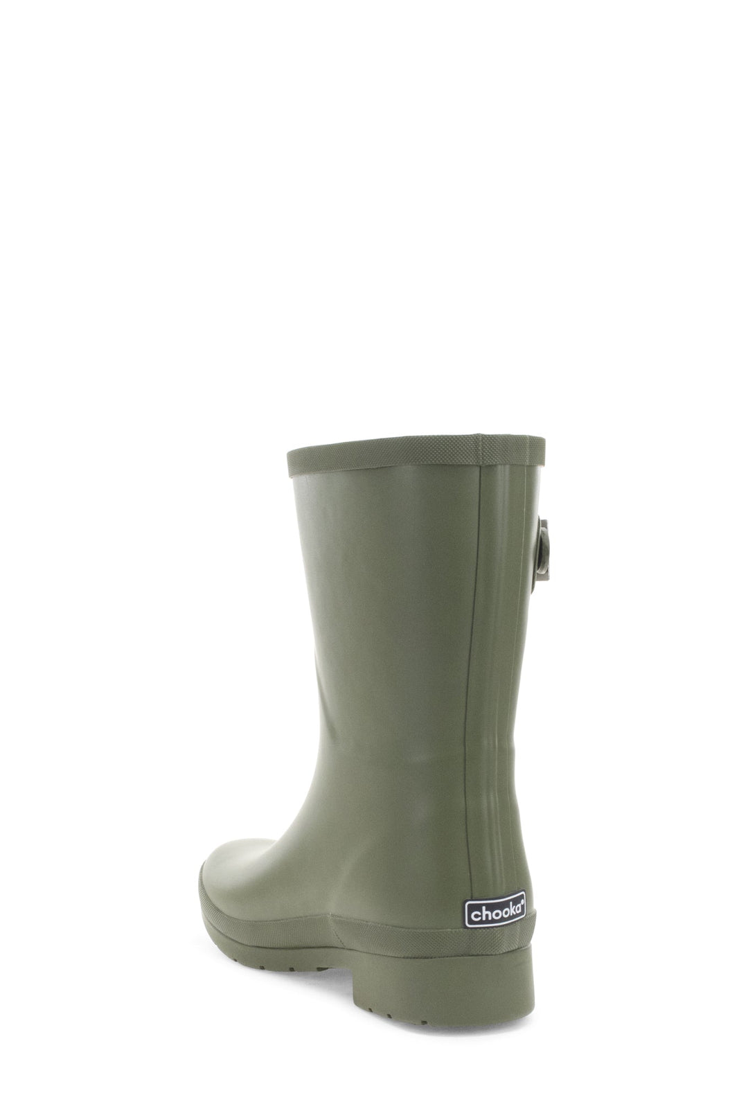 Delridge Faux Fur Mid Rain Boot - Green