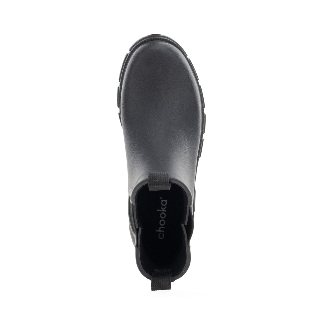 Quin Storm Lug Chelsea Rain Boot - Black
