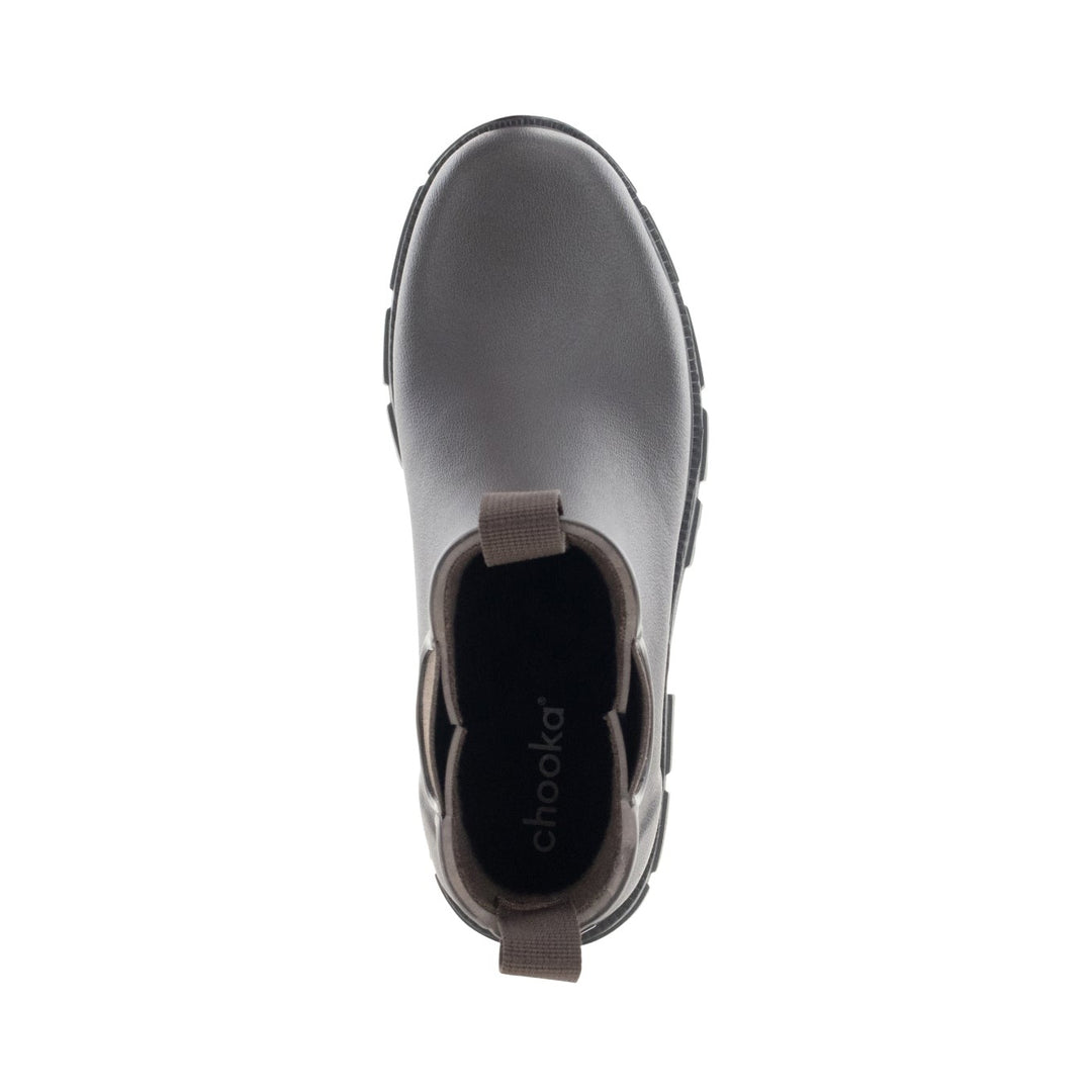 Quin Storm Lug Chelsea Rain Boot - Brown