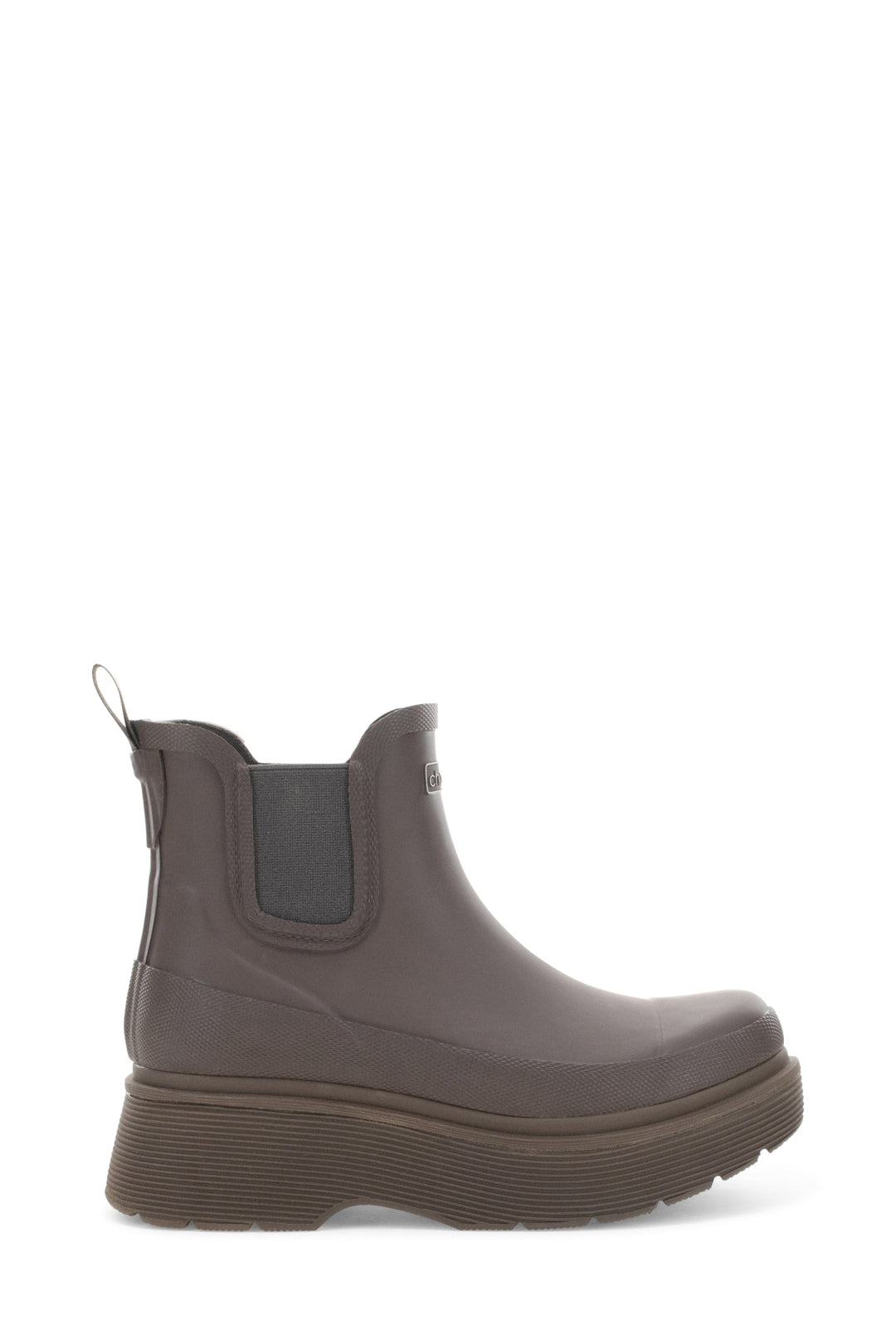 Upland Platform Chelsea Rain Boot - Brown
