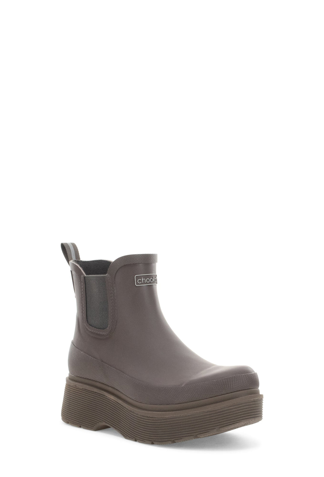 Upland Platform Chelsea Rain Boot - Brown
