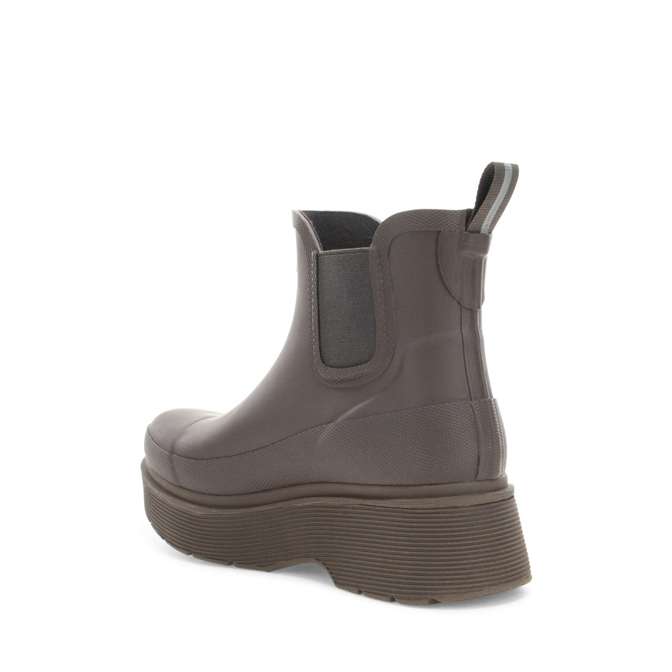 Upland Platform Chelsea Rain Boot - Brown