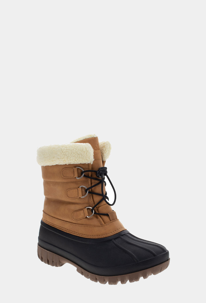 LADIES COLD WEATHER SNOW BOOT - TAN