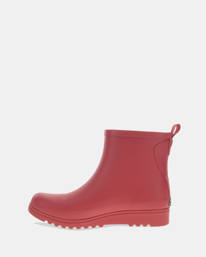 ATLAS ANKLE RAIN BOOT - CRIMSON