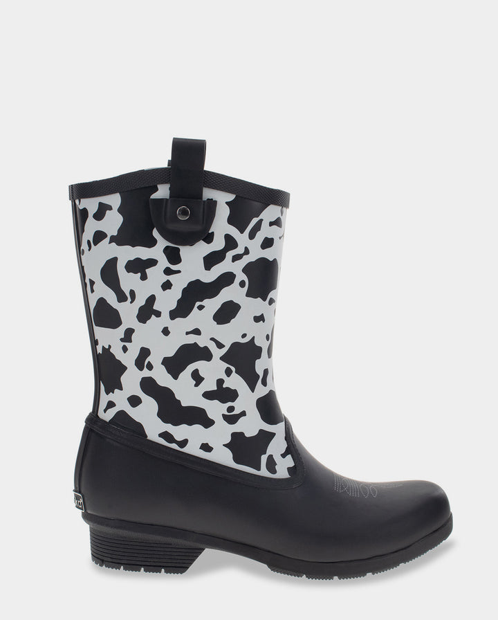 BETSIE MID RAIN BOOT - BLACK