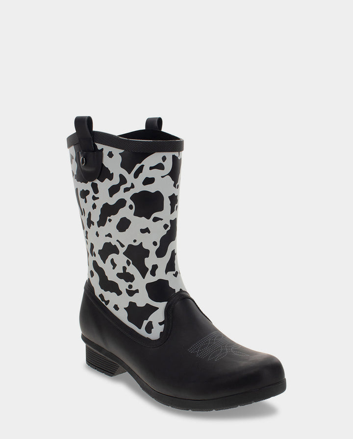 BETSIE MID RAIN BOOT - BLACK