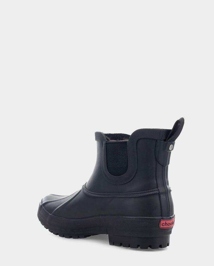 DUCK CHELSEA RAIN BOOT - BLACK