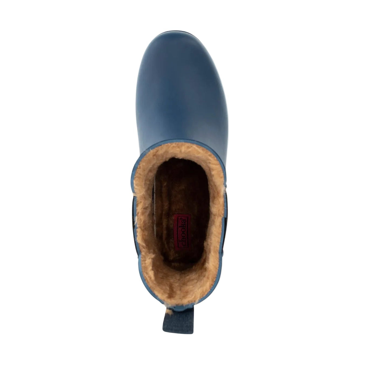 Delridge Faux Fur Chelsea Rain Boot - Navy