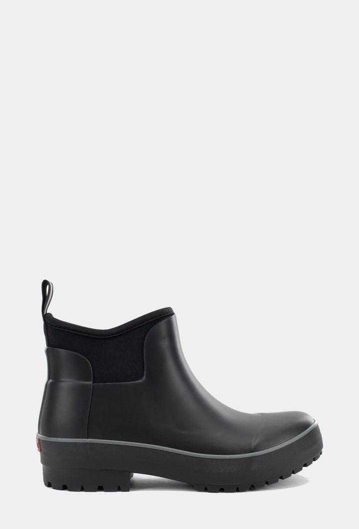 EVERYDAY NEOPRENE ANKLE RAIN BOOT - BLACK