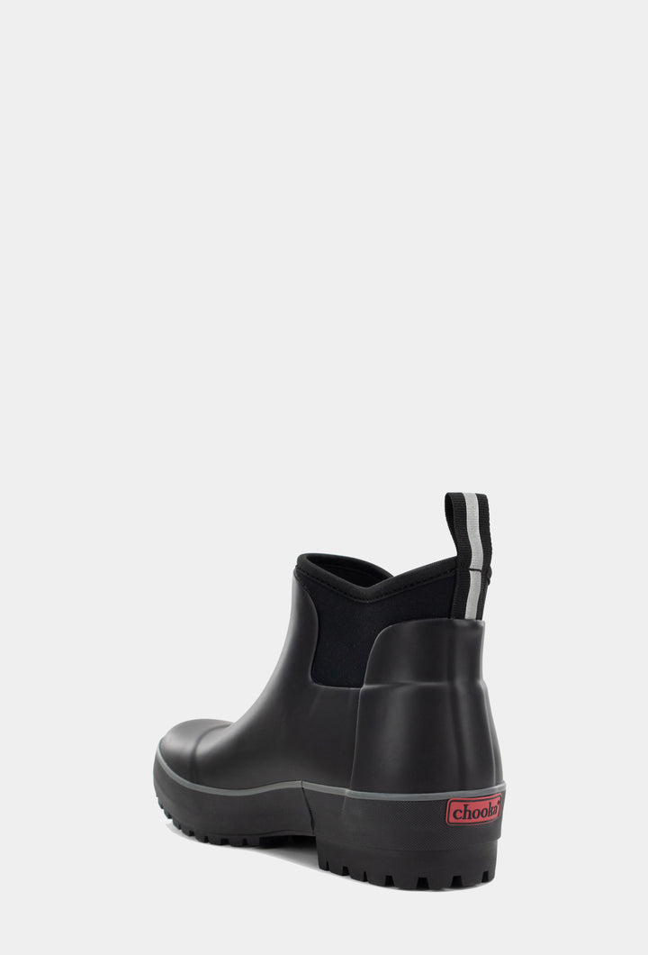 EVERYDAY NEOPRENE ANKLE RAIN BOOT - BLACK